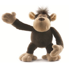 [23408-2] NICI 50cm猴子坐姿玩偶
