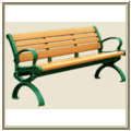 人造木家具 公園椅(DP-1001) 公園長條椅 人造木製長椅 塑木長椅 塑木公園椅 塑膠仿木椅 塑料木公園椅