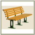 人造木家具 公園椅(DP-2001) 公園長條椅 人造木製長椅 塑木長椅 塑木公園椅 塑膠仿木椅 塑料木公園椅