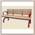 人造木家具 公園椅(DP-4001) 公園長條椅 人造木製長椅 塑木平躺椅 塑木公園椅 塑膠仿木椅 塑料木公園椅