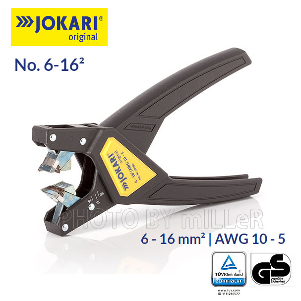 【米勒線上購物】德國 JOKARI NO.20090 電線剝線工具 No. 6-16² 能力：AWG10-5 軟芯線最適合