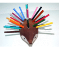 捷克製KOH-I-NOOR 24色油性色鉛筆(手工製造刺蝟型24支組)