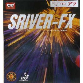 【線上體育】蝴蝶牌 BUTTERFLY SRIVER-FX 05060 桌拍面膠 紅 2.1