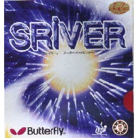 【線上體育】蝴蝶牌 BUTTERFLY SRIVER 05050 桌拍面膠 紅2.5