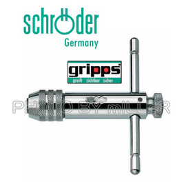 【米勒線上購物】螺絲攻板手 德國 SCHRODER 速可螺 棘輪式螺絲攻板手 使用範圍：M5-M12