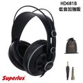 Superlux HD-681B/HD681B 半開放式專業監聽耳罩式耳機,公司貨,原廠保固一年