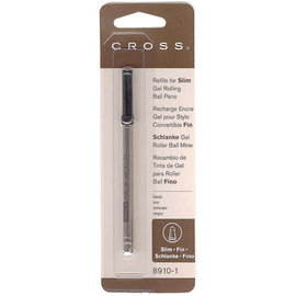 Cross高仕 纖細鋼珠筆筆芯(8910-1黑色/8910-2藍色可選購)適用立卡鋼珠筆