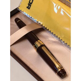 日本 SAILOR寫樂 King of Pens PROGEAR 21K金平頭特別款 透棕色鋼筆-Earth 地球大支(11-8631)KOP筆王 M B筆尖可選