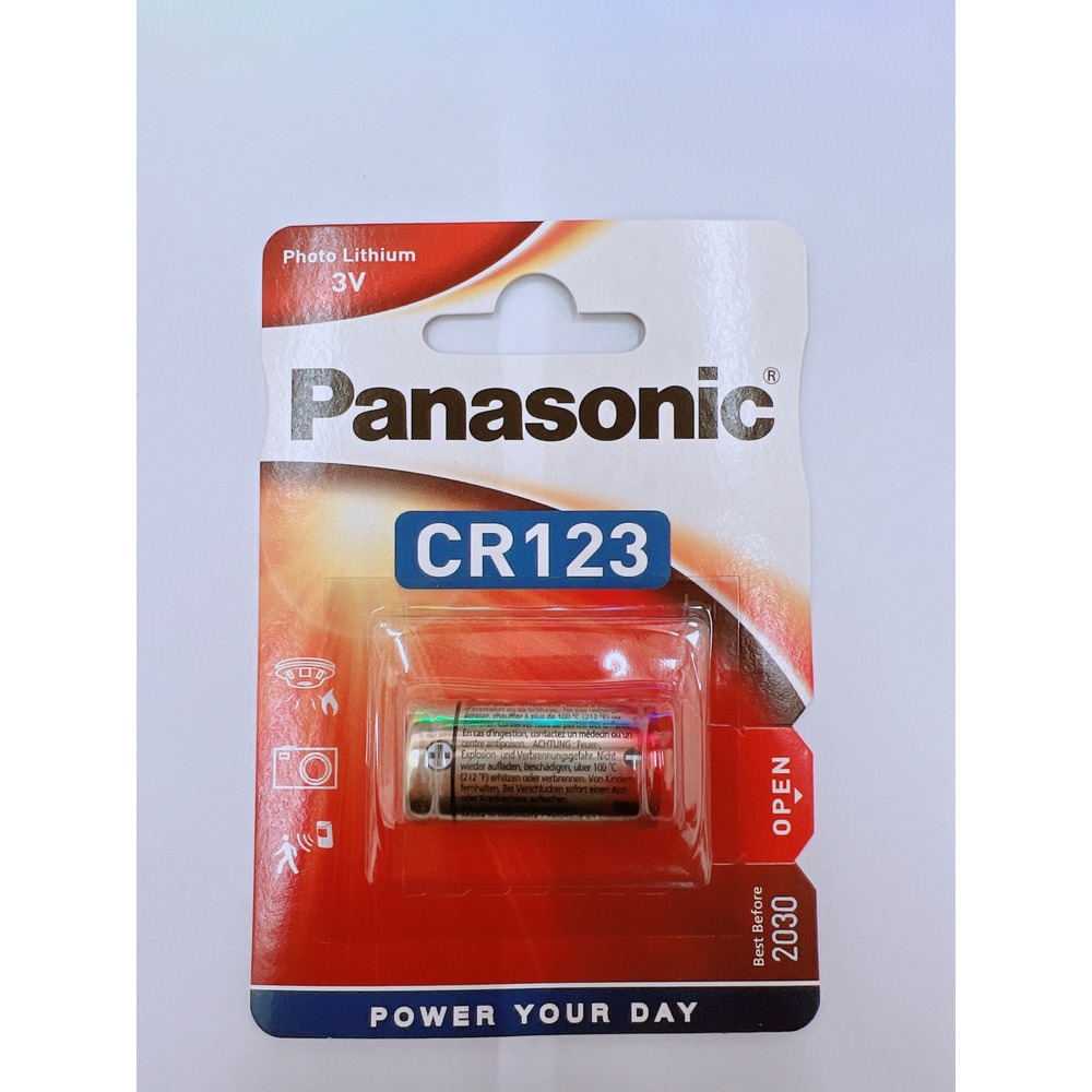 全館免運費【電池天地】國際牌PANASONIC CR123A鋰電池 適用相機.手電筒.閃光燈