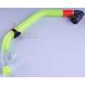 UL1102呼吸管(乾式-可排水)台灣製(黃色款)(另有售矽膠蛙鏡)