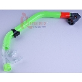 UL1102呼吸管(乾式-可排水)台灣製(綠色款)(另有售矽膠蛙鏡)