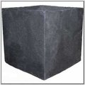 水磨石花器(黑色正方型)＊(長50x寬50x高50cm)質感超優進口磨石子