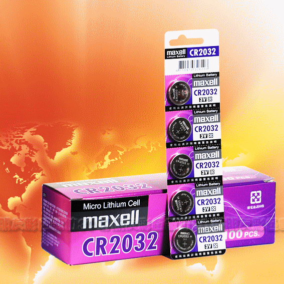 好朋友 maxell CR2032 鈕扣電池 鋰電池Lithium電池 3V 一卡五顆入