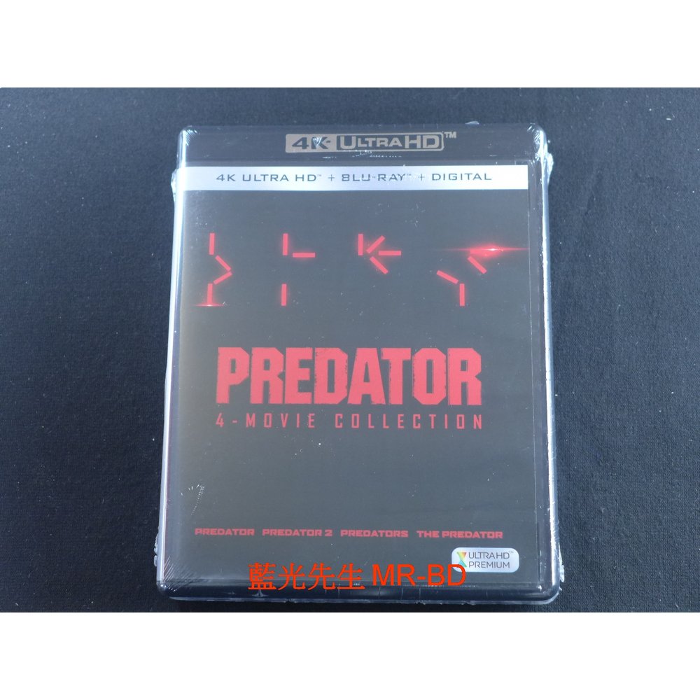 [藍光先生UHD] 終極戰士四部曲 UHD+BD 八碟套裝版 Predators - 終極戰士團