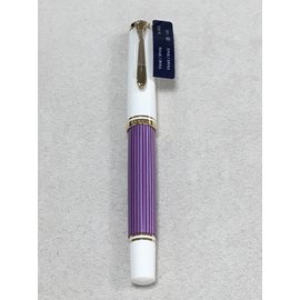 百利金 Pelikan Souverän M600 VIOLET-WHITE 紫條紋 14K金筆尖 限量款鋼筆