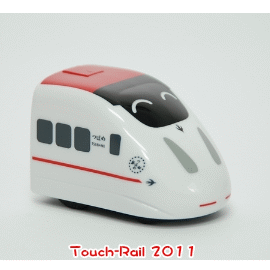 【鐵道新世界購物網】 Q版迴力小火車(日本新幹線800型)