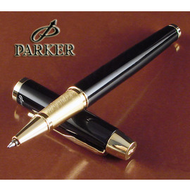 原廠 PARKER派克 IM 經典高級系列麗黑金夾鋼珠筆(P0799980)