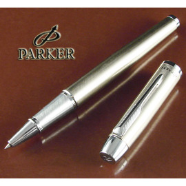 原廠 PARKER派克 IM 經典高級系列鋼桿白夾鋼珠筆(P0800100)