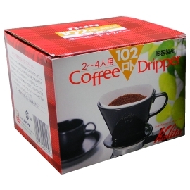 嵐山咖啡豆烘焙專家,102 白色陶瓷濾杯 2~4人用 Coffee Dripper