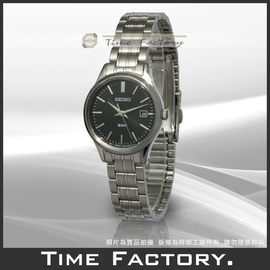 【時間工廠】全新原廠正品 SEIKO 黑丁面時尚腕錶(有對錶) SXDC41P1