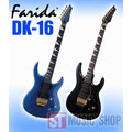 ST Music Shop★Farida法麗達Devil Killer系列大搖桿電吉他DK-16‧黑/藍｜附袋(可加購硬盒)