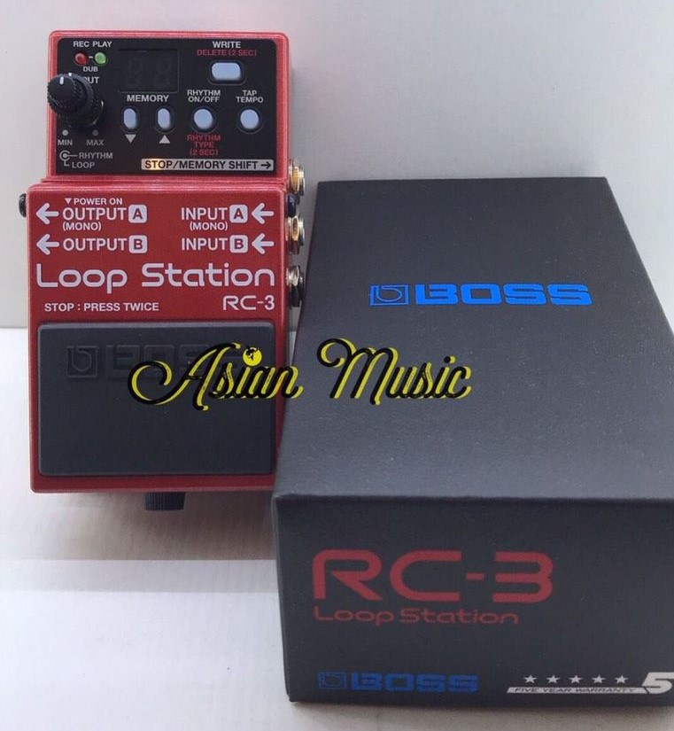 亞洲樂器Roland BOSS RC-3 Loop Station 樂句循環工作站效果器、即時