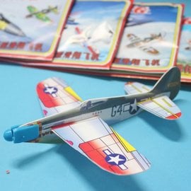 DIY保麗龍飛機 手拋飛機 大紙袋 /一支入(定10) 模型飛機 泡沫飛機 滑翔飛機 -美-錸