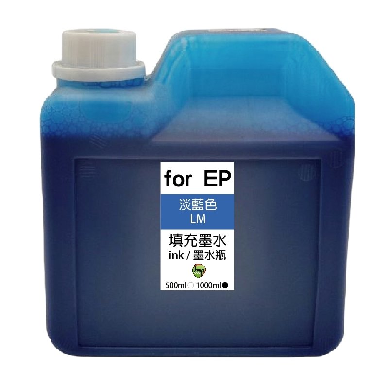 for EPSON 1000cc 淡藍色 防水墨水 填充墨水 連續供墨專用 適用 L805 L1800