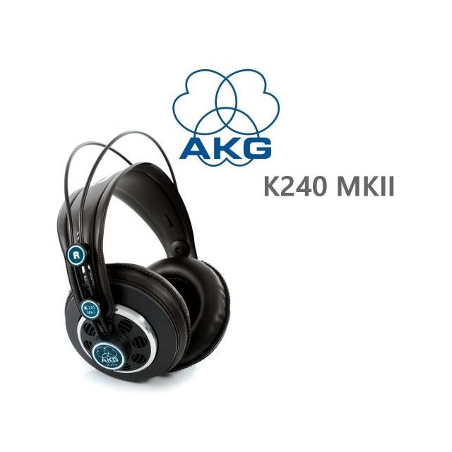 志達電子 AKG K240 MK2 / K240 MKII 耳罩式耳機 可換線設計 半開放 錄音室專業耳機
