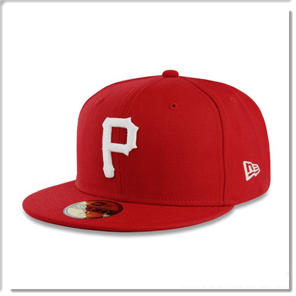 【ANGEL NEW ERA】NEW ERA MLB 匹茲堡 海盜 活力紅 59FIFTY 街頭 潮流 嘻哈 全封帽