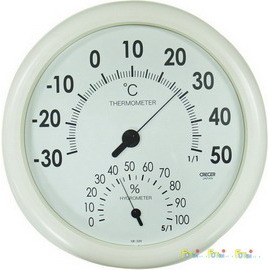 CRECER 日本製 溫度計 溫溼度計 溫濕度計 CR-320 / 個