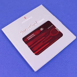 瑞士製造 維氏VICTORINOX 10用名片型瑞士卡瑞士刀-透明紅色(0.7100.T)