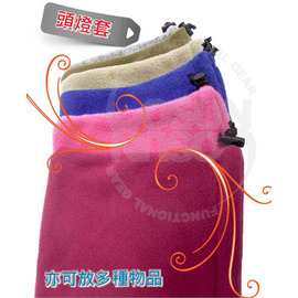 【FARBER】台灣製 頭燈 保護套、手機套 刷毛收納袋.小袋子.亦可裝 相機 MP3 衛生生活用品等/ Petzl 可用 FB-163