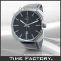 【時間工廠】全新原廠正品 CK Calvin Klein 大面徑方型日期休閒皮帶腕錶 K1R21130