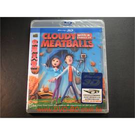 [3D藍光BD] 食破天驚 Cloudy with a Chance of Meatballs 3D + 2D ( 得利公司貨 )