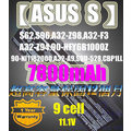 【ASUS S】S62,S96,A32,90-NIA,SQU-528,CBP1L系列7800mAh筆電電池★保固12個月★