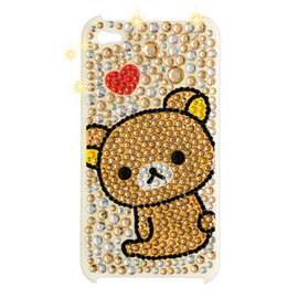 懶懶熊 - iPhone4 水鑽款專用保護殼 22-1026 / 個