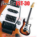 ST Music Shop★Farida法麗達雙色大搖座電吉他FST-30‧漸層黑橙/暗紅/米白/黃 4色｜附袋(可加購硬盒)