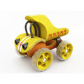 (立普購物)德國Hape愛培兒童啟發玩具_綠林竹製工程車(黃色)_適3Y↑︾