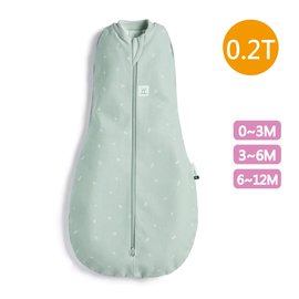 ergoPouch ergoCocoon 二合一舒眠包巾 0.2T(0~12m)蘇答綠-懶人包巾