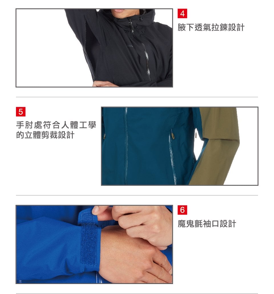 Mammut 長毛象 Convey Tour HS Hooded Jacket Men 防風防水連帽外套 黑色 男款 #1010-26032