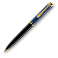 Pelikan百利金k600藍桿金夾原子筆