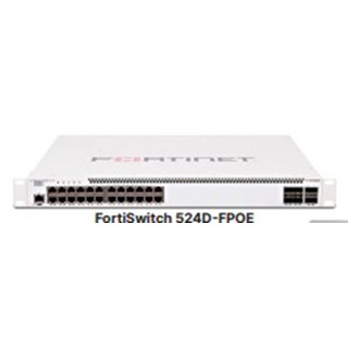 【Fortinet/FortiSwitch】FortiSwitch-524D-FPOE(L2/3 PoE+ 24xGE RJ45,2x40GE QSFP+,400W POE)【下單前,煩請電聯(留言),(現貨/預排)】