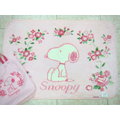 SNOOPY(史努比) 雙面毛毯/隨意毯/附提袋 日本製 4990484014739
