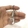 【DK385】七彩LED燈泡鎖匙圈 電燈造型鑰匙圈 閃光燈泡鎖匙扣