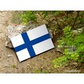【衝浪小胖】芬蘭國旗貼紙／機車／汽車／抗UV／防水／Finland／各國家均有販售