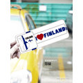 【衝浪小胖】芬蘭旗複寫停車牌/Finland/超過２０國造型/TVBS-N獨家
