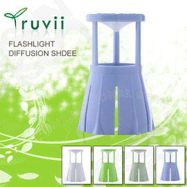 【Truvii】手電筒光罩-(蔚藍).反射燈罩.不同尺寸手電筒即可轉換成露營燈,桌燈,釣魚燈