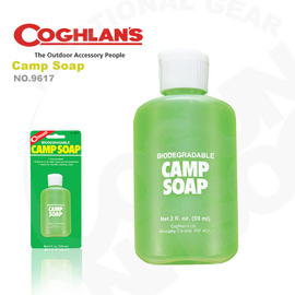 【Coghlans -加拿大】戶外用環保肥皂 清潔劑(背包 帳篷可用) Camp Soap.適量的潔膚身體或裝備(中性洗劑,可生物分解) 9617