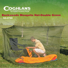 【Coghlans -加拿大】加大款二人防蚊帳 Backwoods Mosquito Net-Double Green.輕量帳蓬.帳篷.露營.登山.四方型 9765